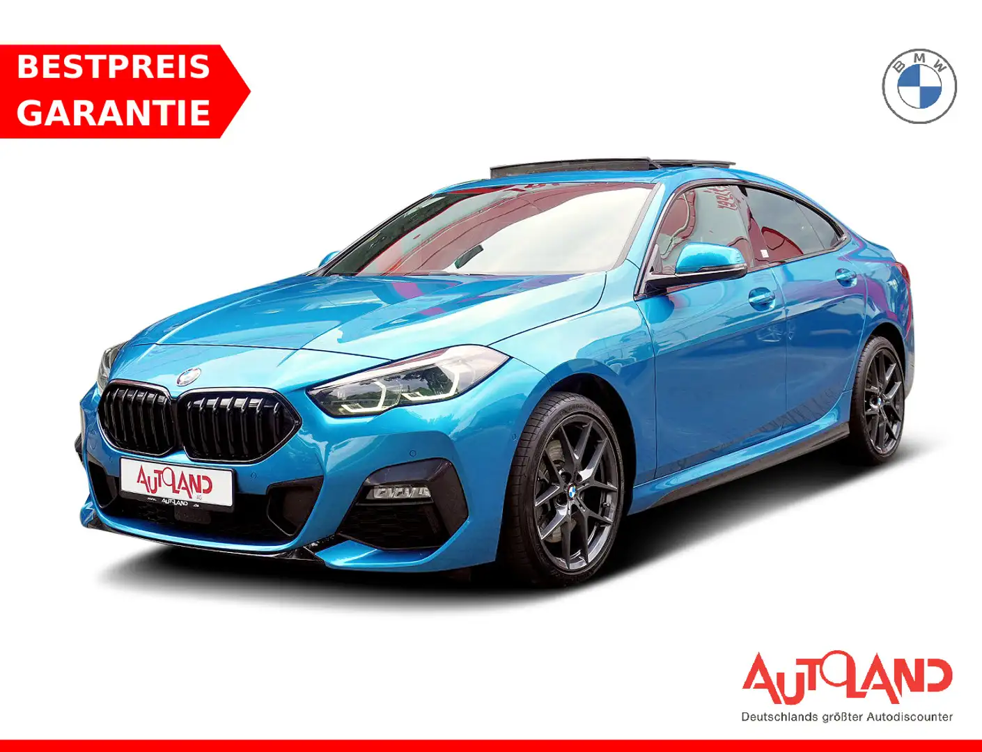BMW 220 220d Gran Coupe M Sport Panorama LED Blu/Azzurro - 1