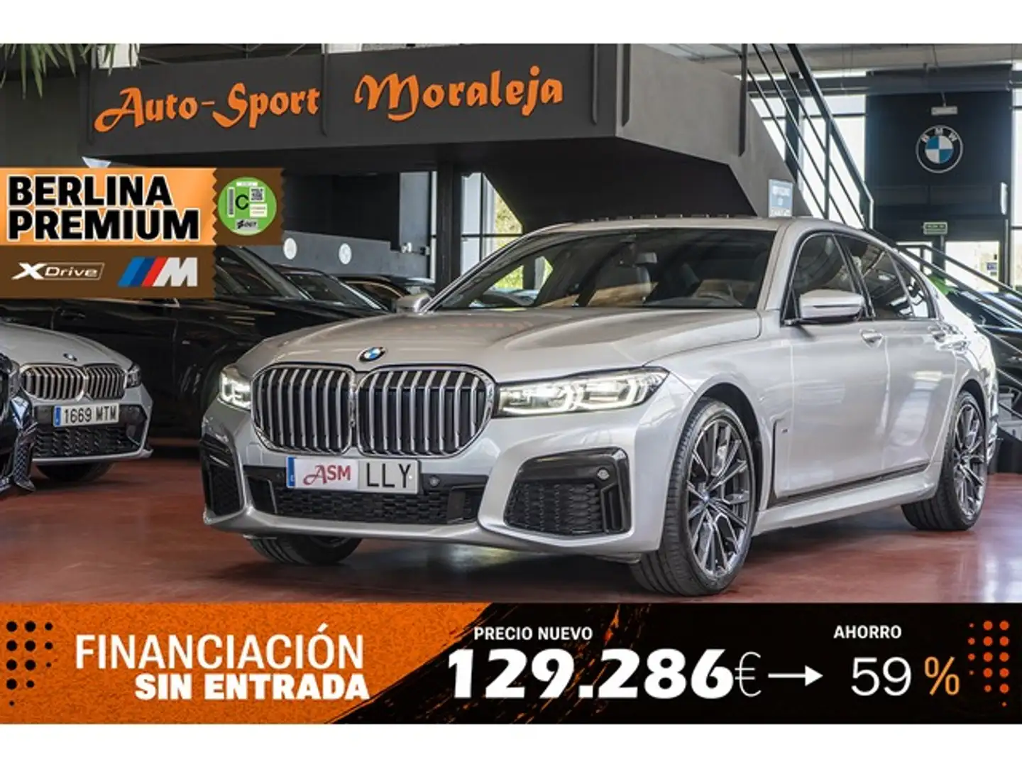 BMW 740 740dA xDrive Plateado - 1