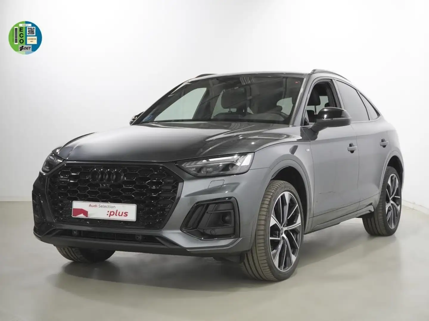 Audi Q5 Sportback 40 TDI quattro-ultra Black line S tronic Gris - 1