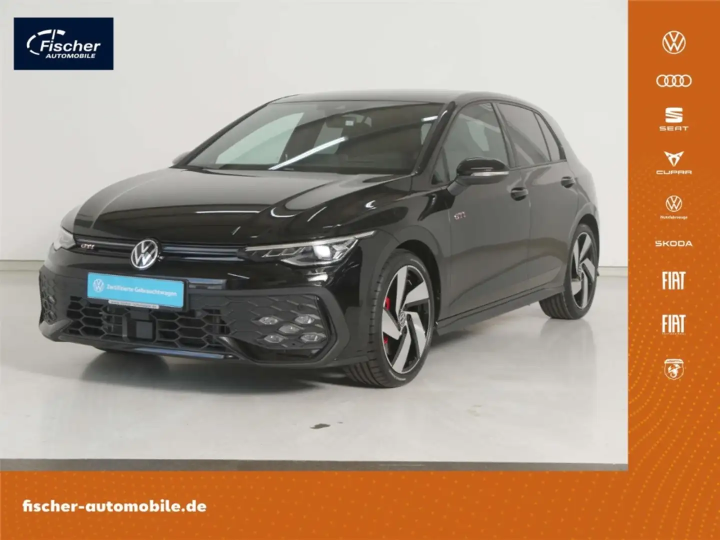 Volkswagen Golf GTI 2.0 TSI Black Style DSG LED/NAV/HUD/RFK Zwart - 1