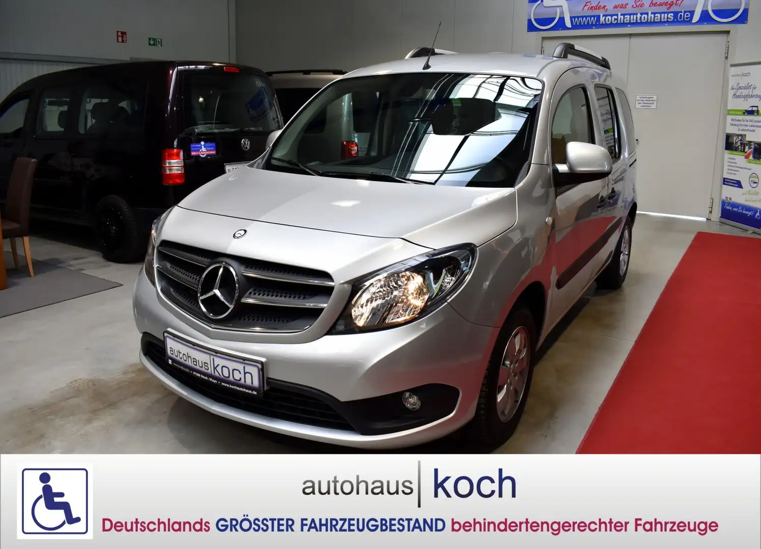 Mercedes-Benz Citan 112 Tourer Edition EU6  rollstuhlgerecht Srebrny - 1