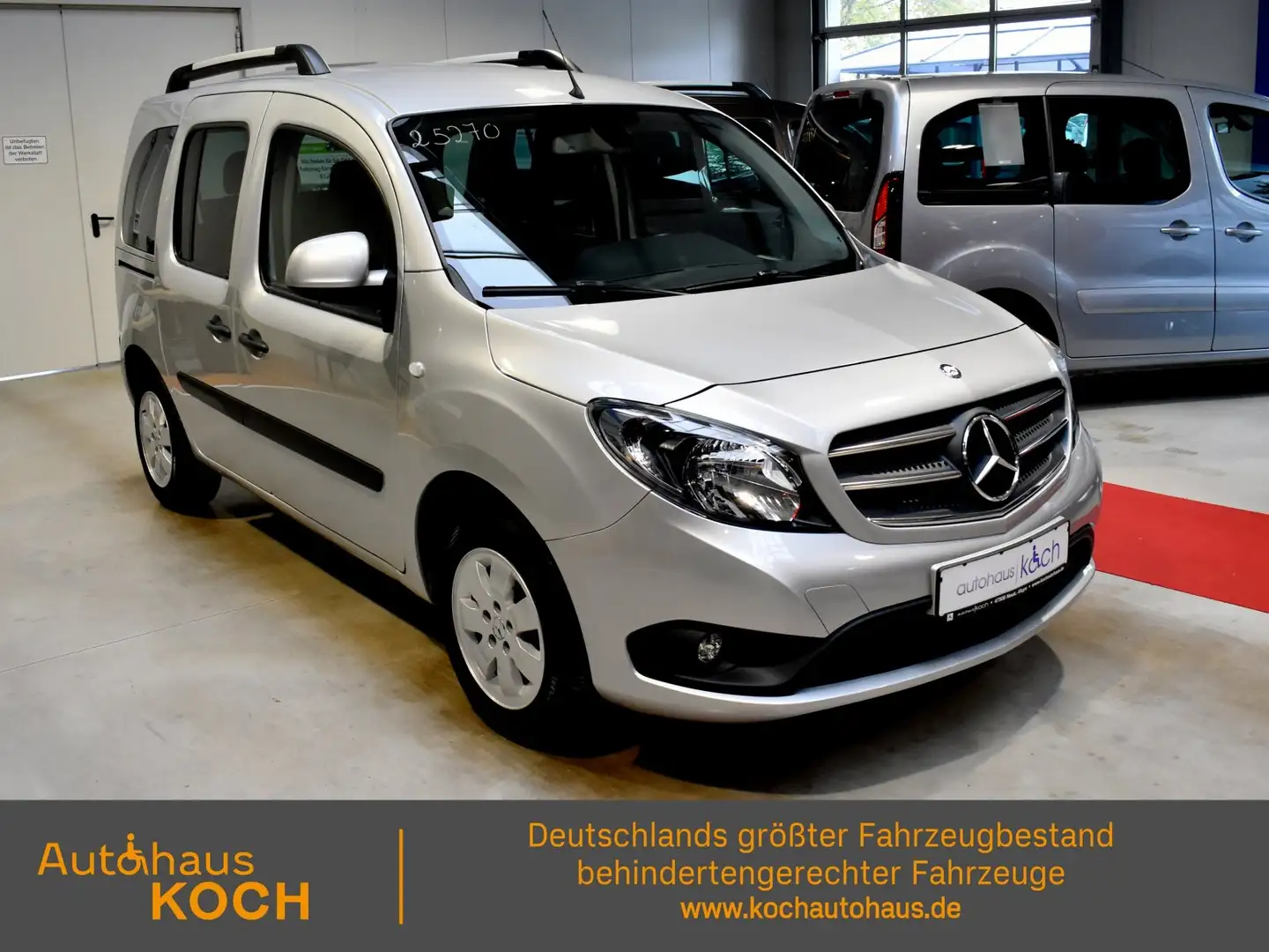 Mercedes-Benz Citan 112 Tourer Edition EU6  rollstuhlgerecht Silber - 2
