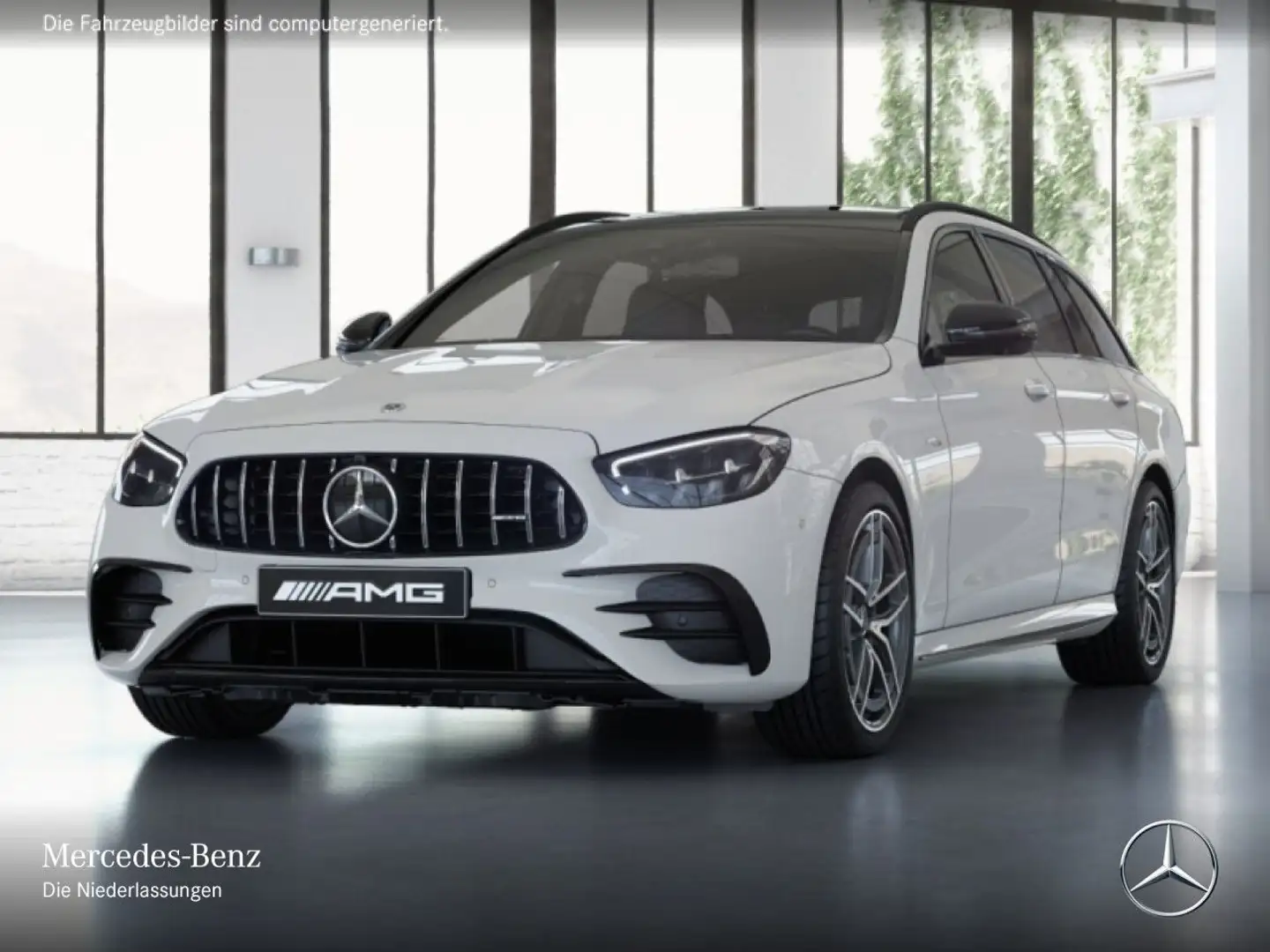 Mercedes-Benz E 53 AMG E 53 4M T-Modell AMG+NIGHT+PANO+360+AHK+LED+9G Weiß - 2
