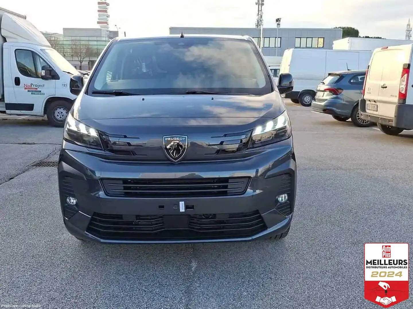 Peugeot Expert M BlueHDI 180 S\u0026S EAT8 +Webasto +Portes AR vi Gris - 1
