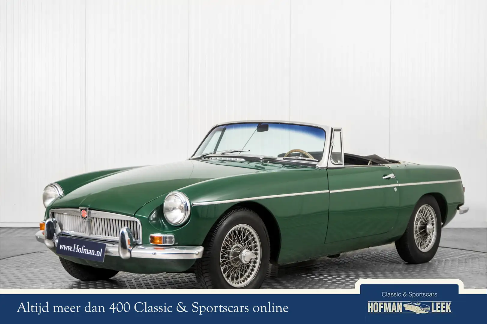 MG MGB MGB 1.8 met overdrive , spaakwielen Groen - 1