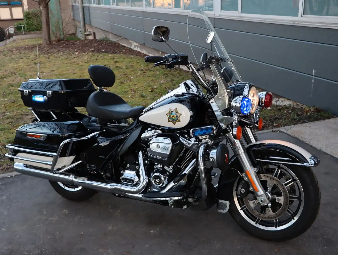 Harley-Davidson Road King 107 Police| 1. Hand| viel Zubehör! Negro - 1