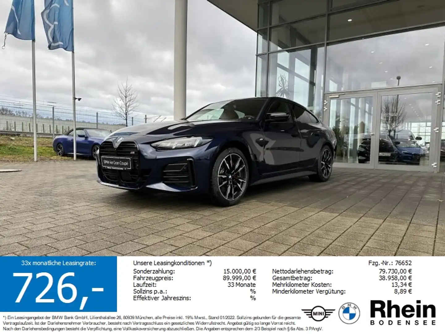 BMW 440 Mi xDrive Gran Coupé **Jahresstart-Aktion** Blue - 1