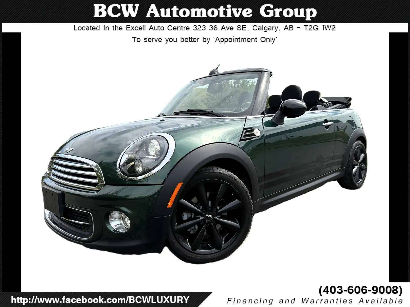 2015 MINI Convertible Cooper Convertible Manual