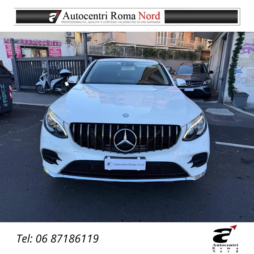 Mercedes-Benz GLC 250 Coupe d Premium 4matic auto Bianco - 2