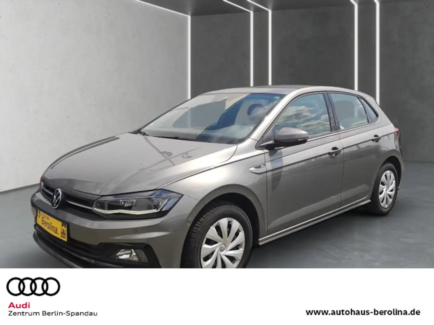 Volkswagen Polo 1.0 TSI R Line DSG *NAVI*R-CAM*ACC*LED* Grau - 1