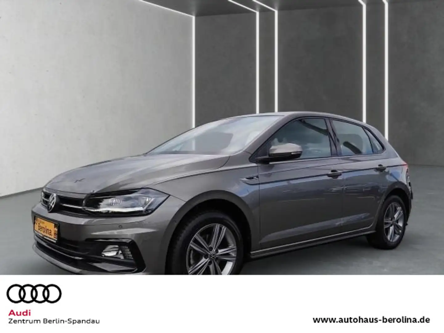 Volkswagen Polo 1.0 TSI R Line DSG *NAVI*R-CAM*ACC*LED* Grey - 1