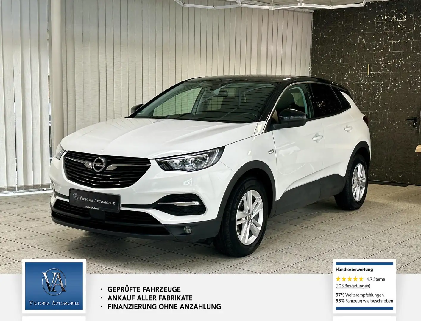 Opel Grandland Business Edition 1 Hand. Lenkrad heizbar. Parkpilo Blanc - 1
