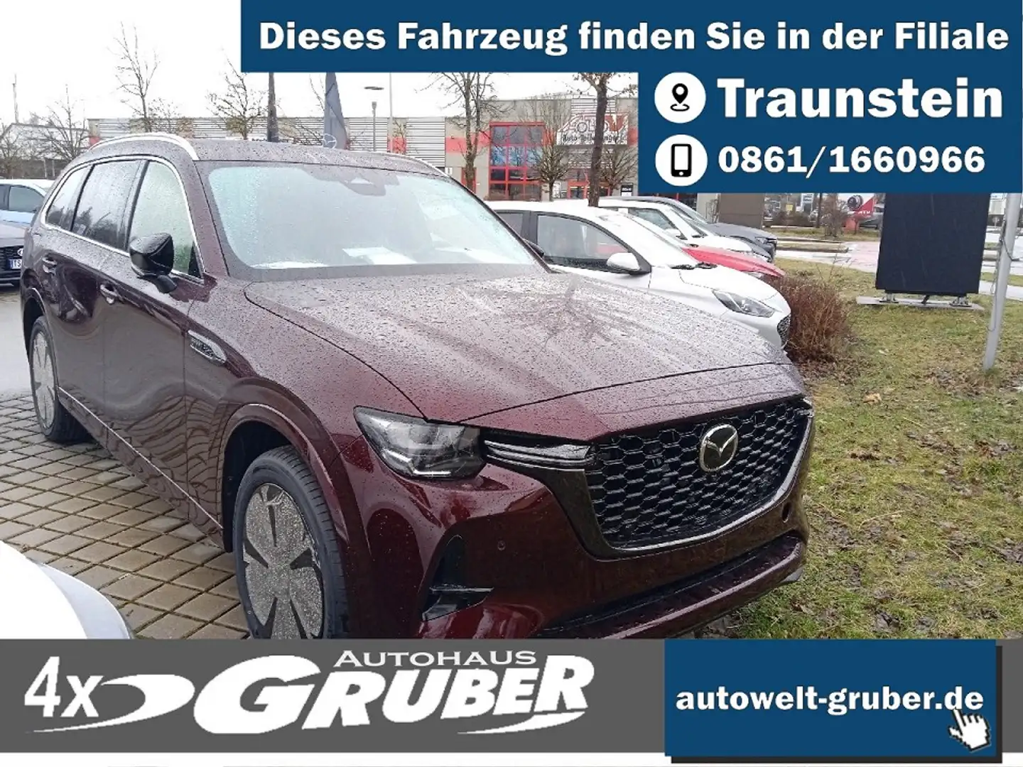 Mazda CX-80 Plug-in-Hybrid Automatik Allrad Homura Plus 7-Sitz Rood - 1
