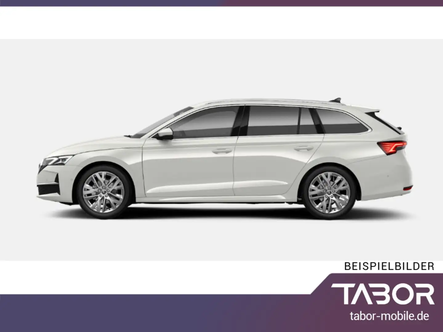 Skoda Octavia Combi eTSI DSG Selec FL Matrix Leder HUD Weiß - 2