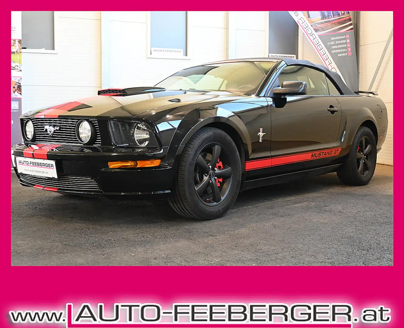 Ford Mustang Cabrio Convertible GT V8 Schwarz - 1