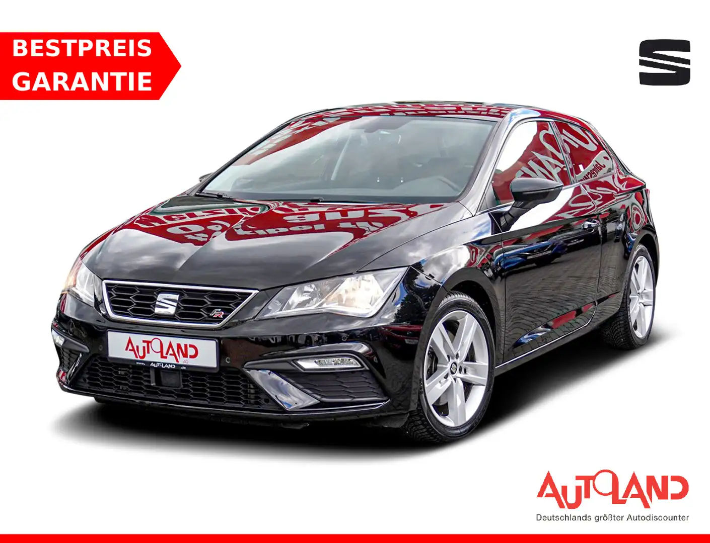 SEAT Leon SC 1.8 FR Klimaaut. Teilleder PDC Tempomat Zwart - 1