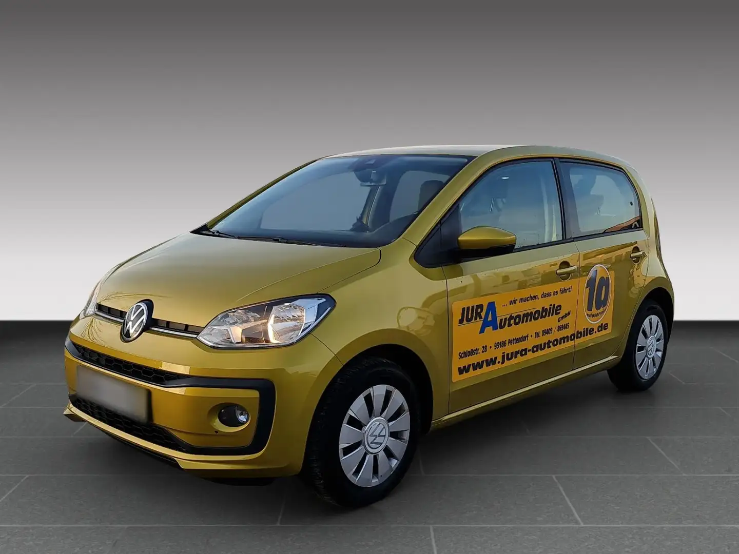 Volkswagen up! 1.0 EcoFuel, Benzin / CNG 5 J Garantie 100.000 Km Gelb - 1