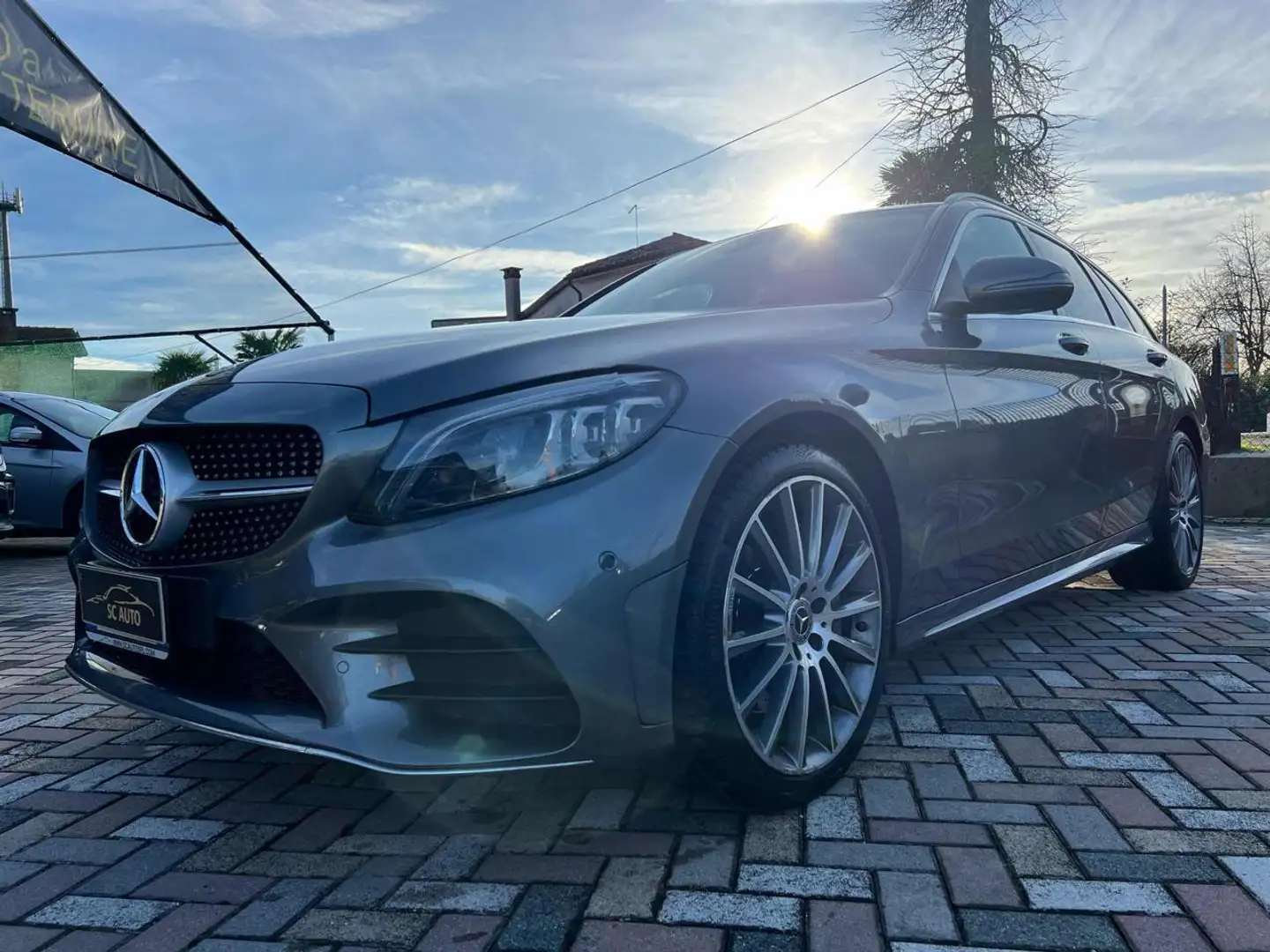 Mercedes-Benz C 300 d S.W. 4Matic Auto Premium Grigio - 1
