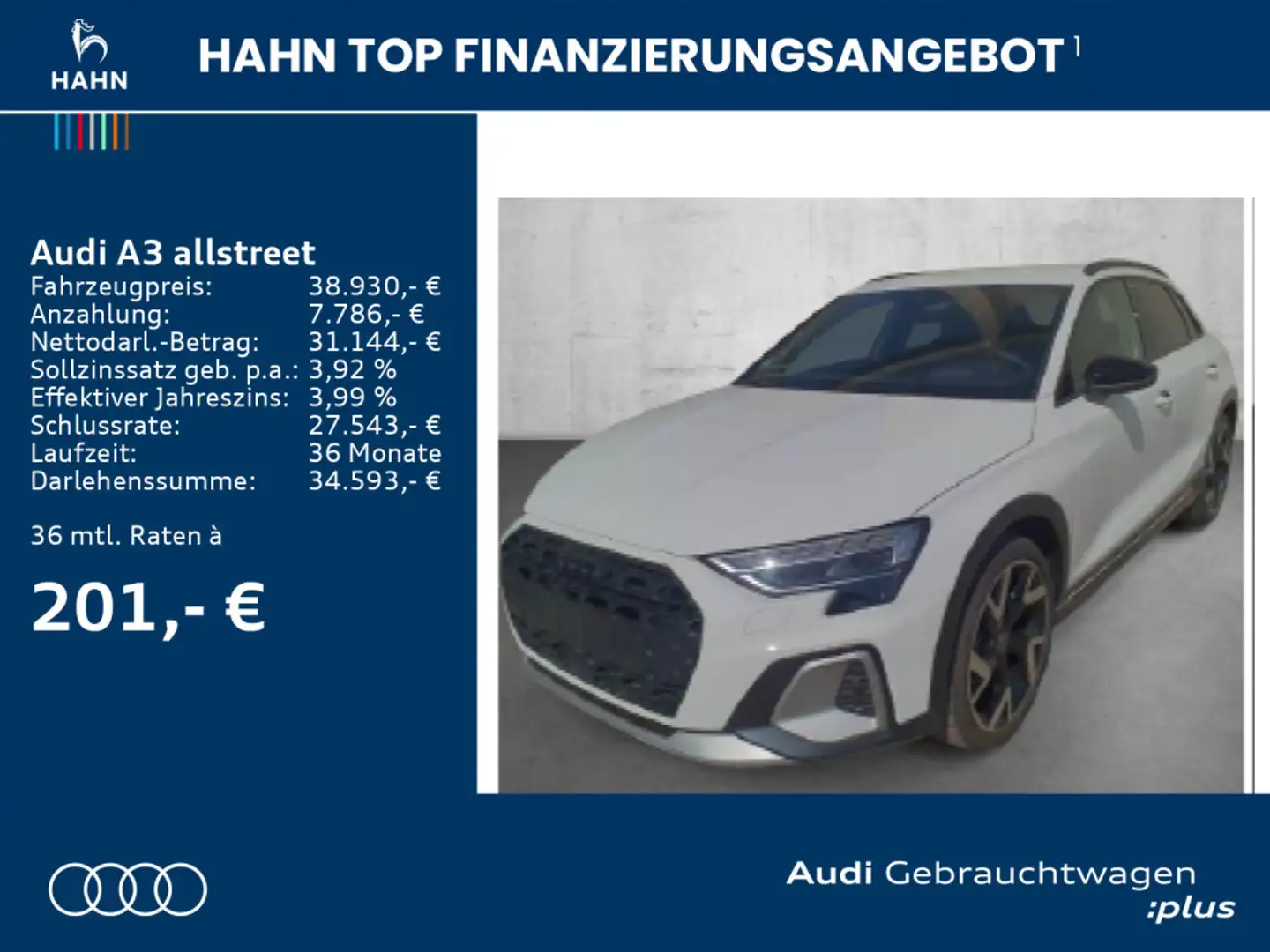Audi A3 35 TDI S trc Leder Navi CAM Sitzhzg Blanc - 2