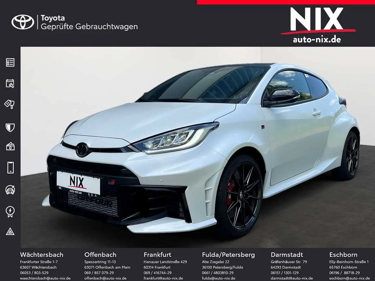 Toyota Yaris 1.6 Turbo GR AT + Convinience-Paket Weiß - 1