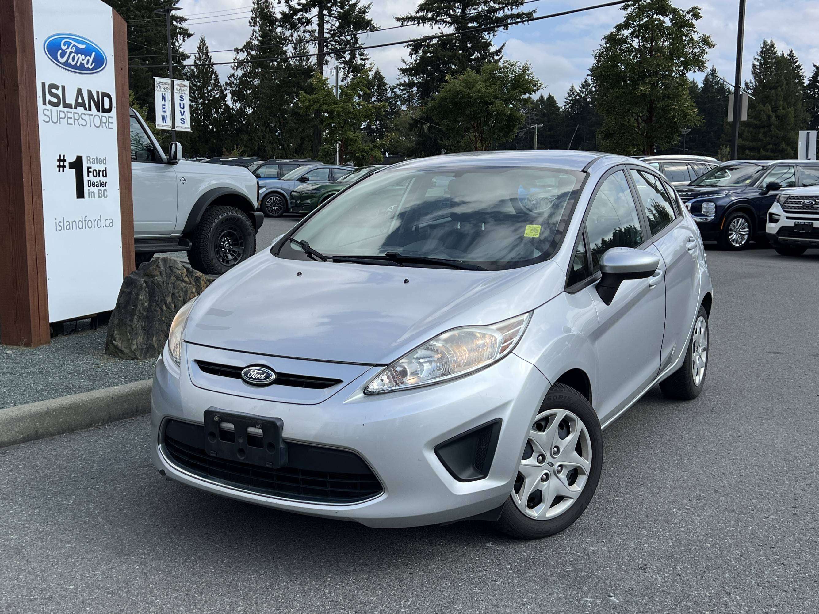 Silver 2011 Ford Fiesta Hatchback Front-Wheel Drive Automatic