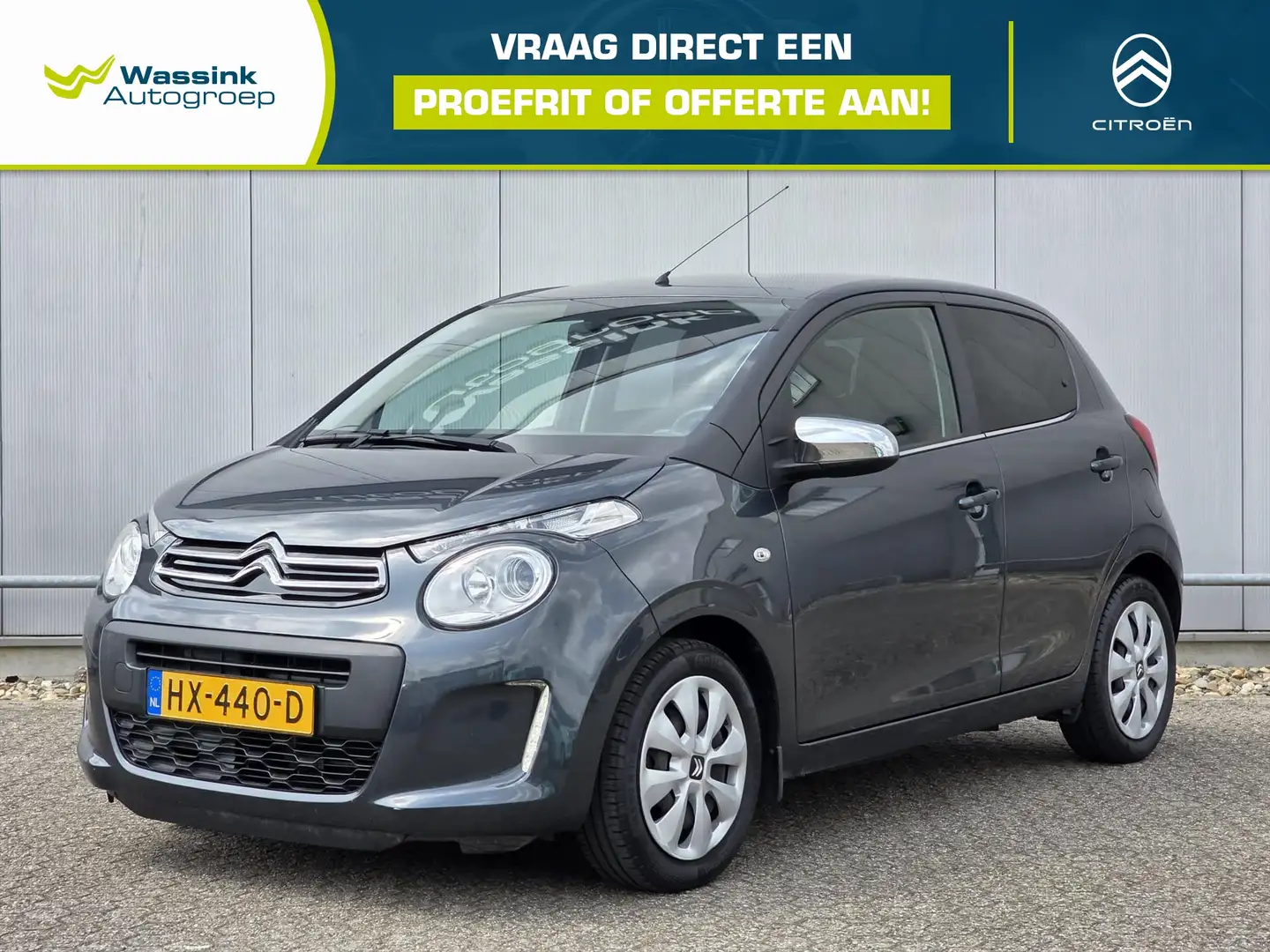 Citroen C1 Feel 68PK 5drs | Airco | Bluetooth | Elektrische r Gris - 1