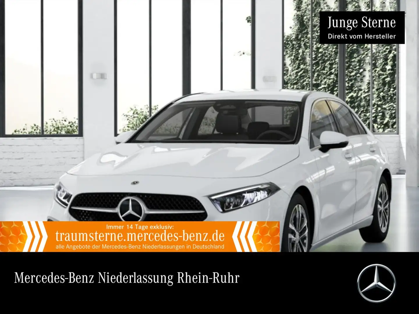 Mercedes-Benz A 200 Lim PROGRESSIVE+AHK+LED+KAMERA+TOTW+7G Weiß - 1