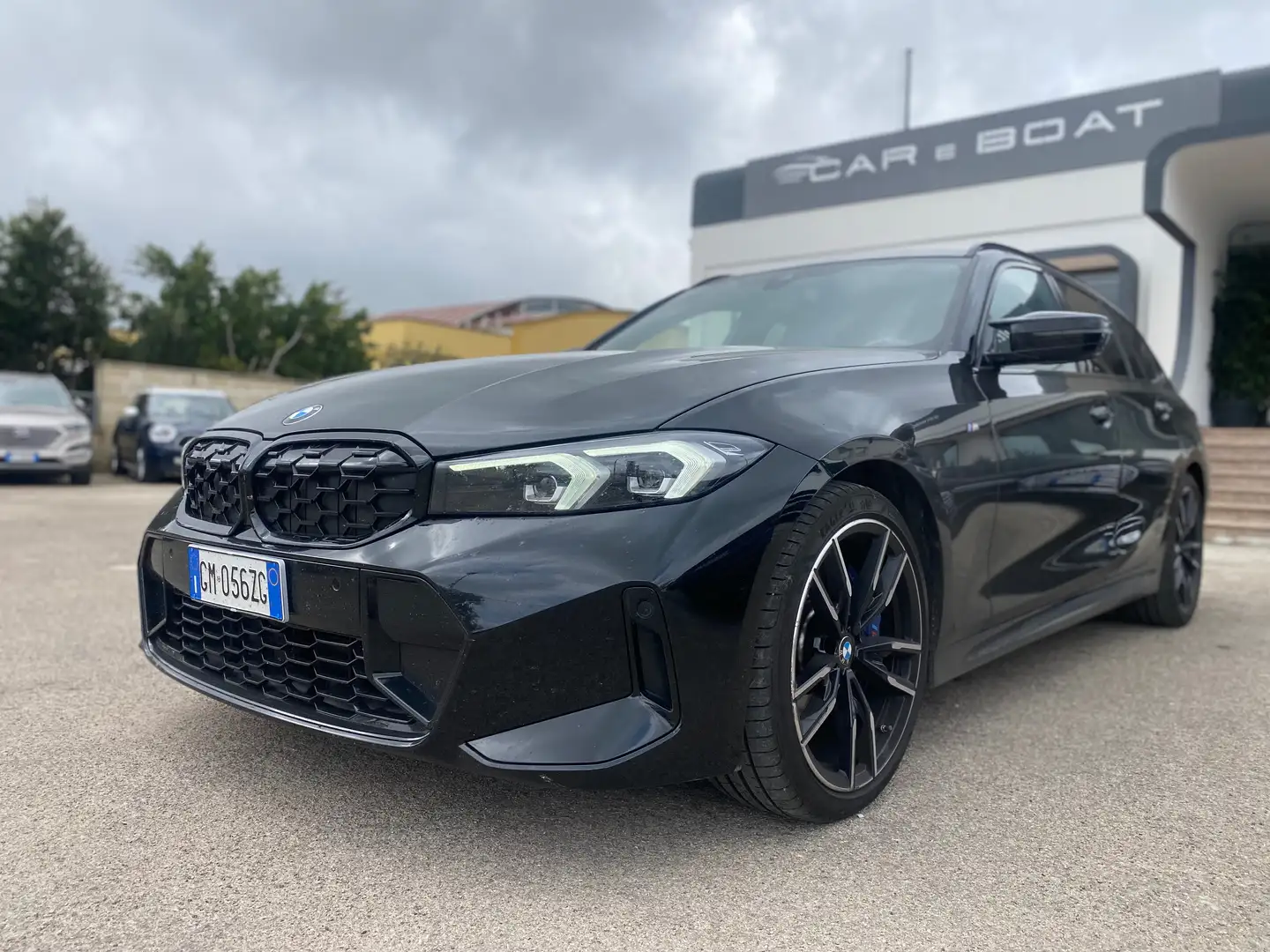 BMW 340 Serie 3 Touring M340i Touring mhev 48V xdrive auto Nero - 1