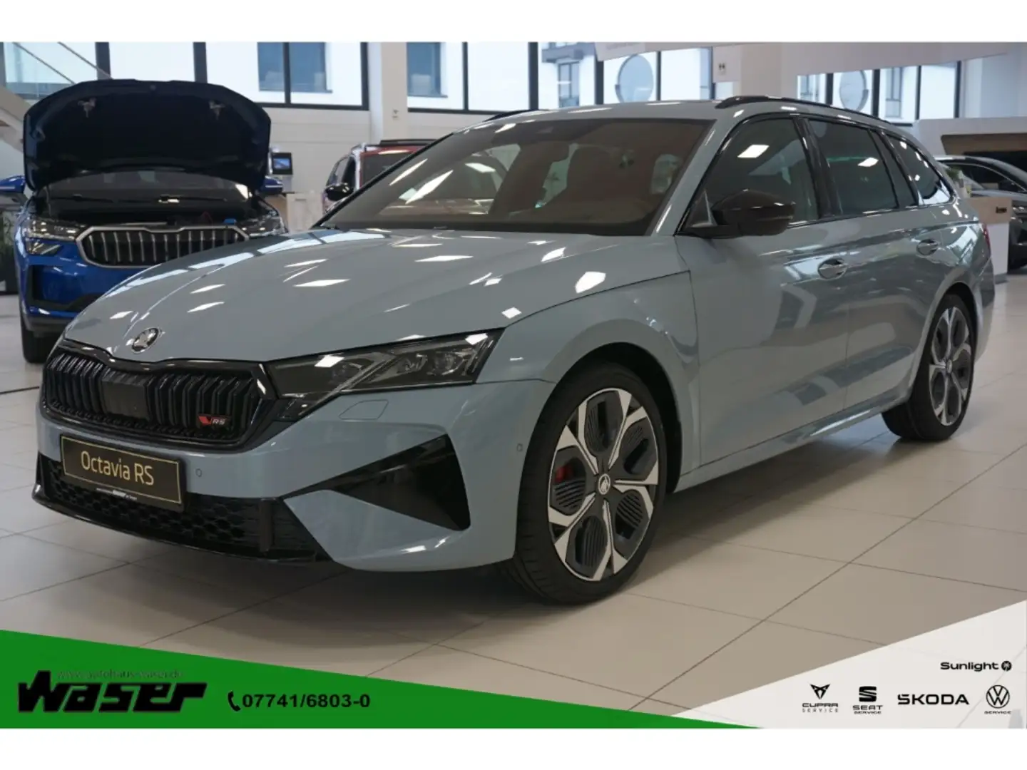 Skoda Octavia Combi 2.0 TSI RS DSG Navi Matrix Pano ACC Canton Grau - 1
