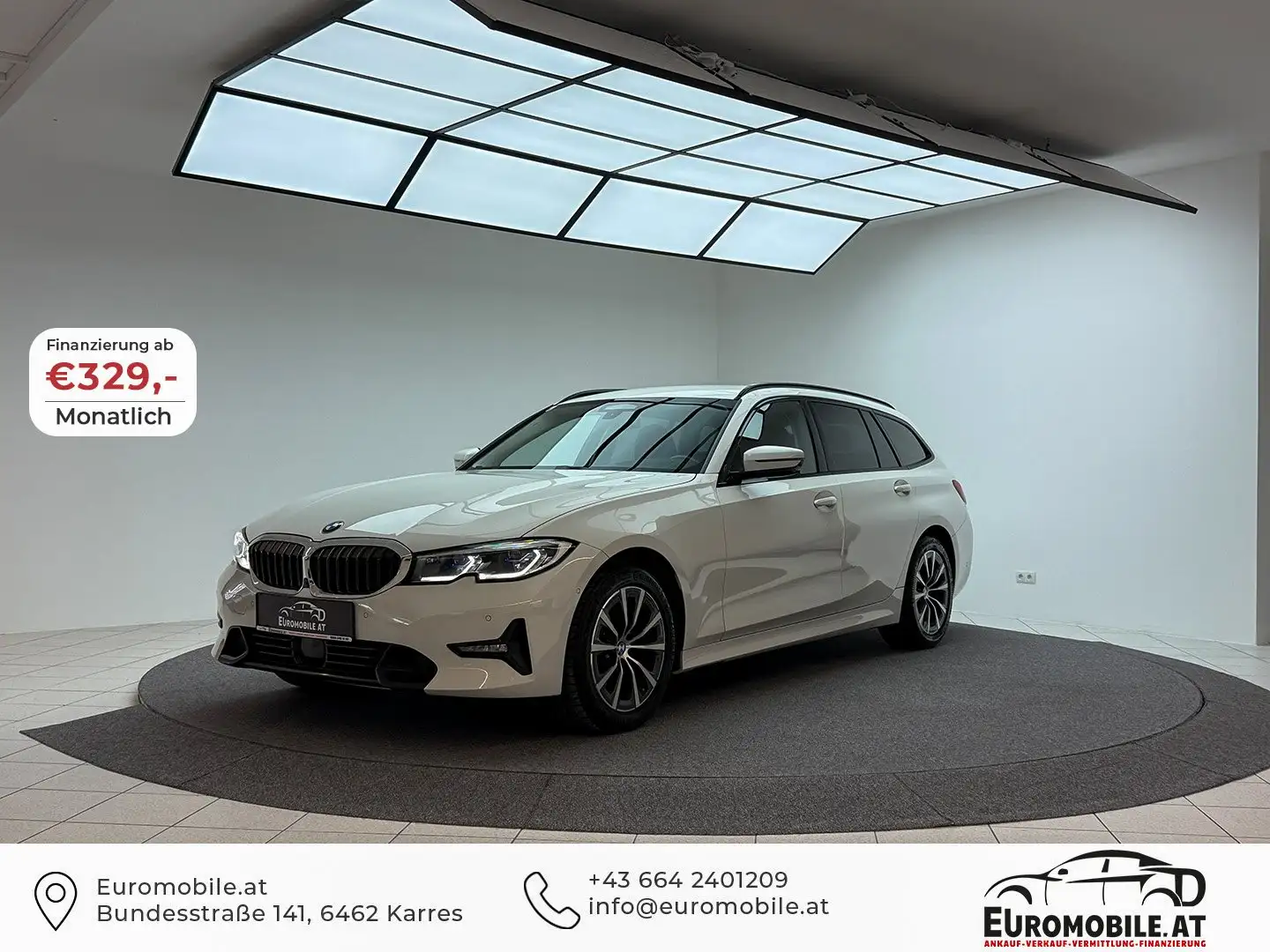 BMW 320 d xDrive Sport Line *360*AHK*LASER*Innovations-P.* Weiß - 1