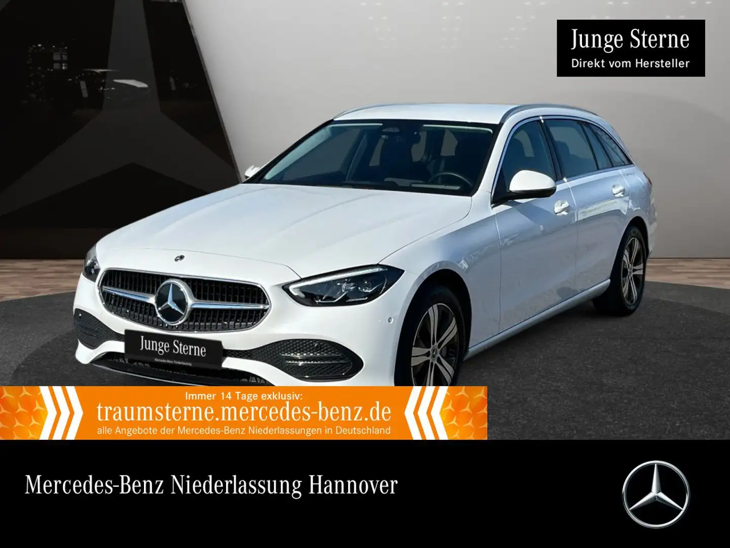 Mercedes-Benz C 300 e T AVANTG+AHK+LED+KAMERA+TOTW+KEYLESS+9G Weiß - 1