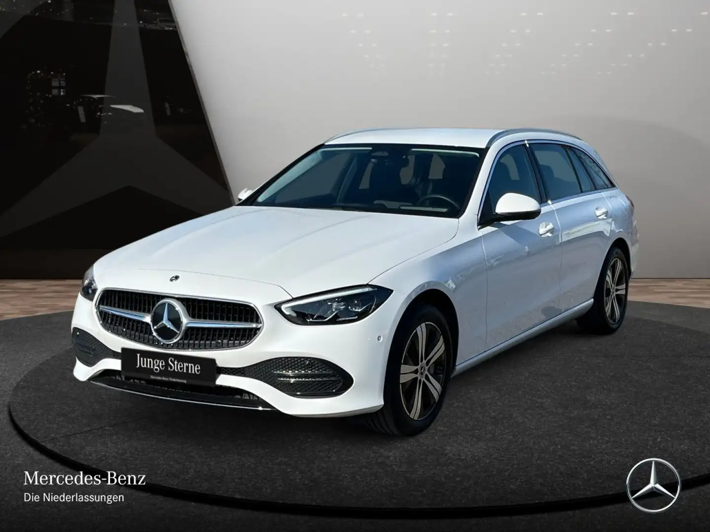 Mercedes-Benz C 300 e T AVANTG+AHK+LED+KAMERA+TOTW+KEYLESS+9G Weiß - 2