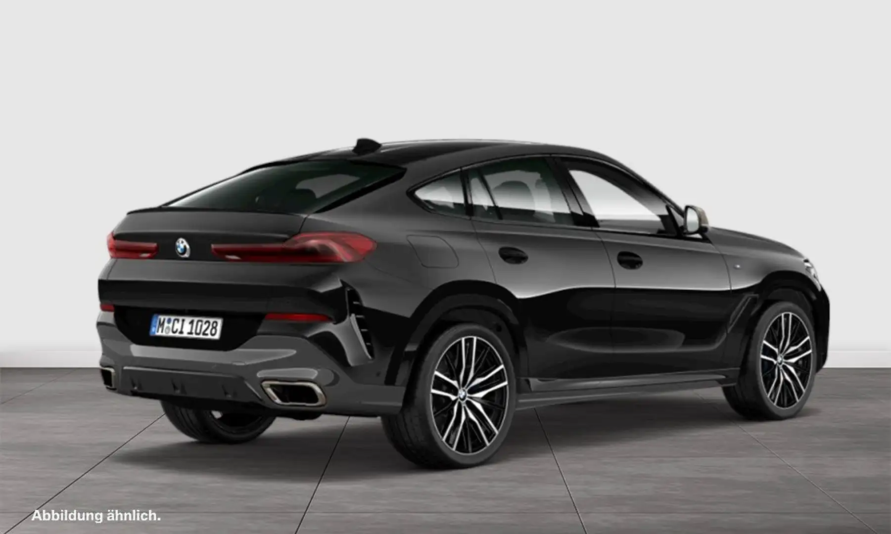 BMW X6 M50d H/K+HuD+DA PROF+360°+SHZ VuH Schwarz - 2