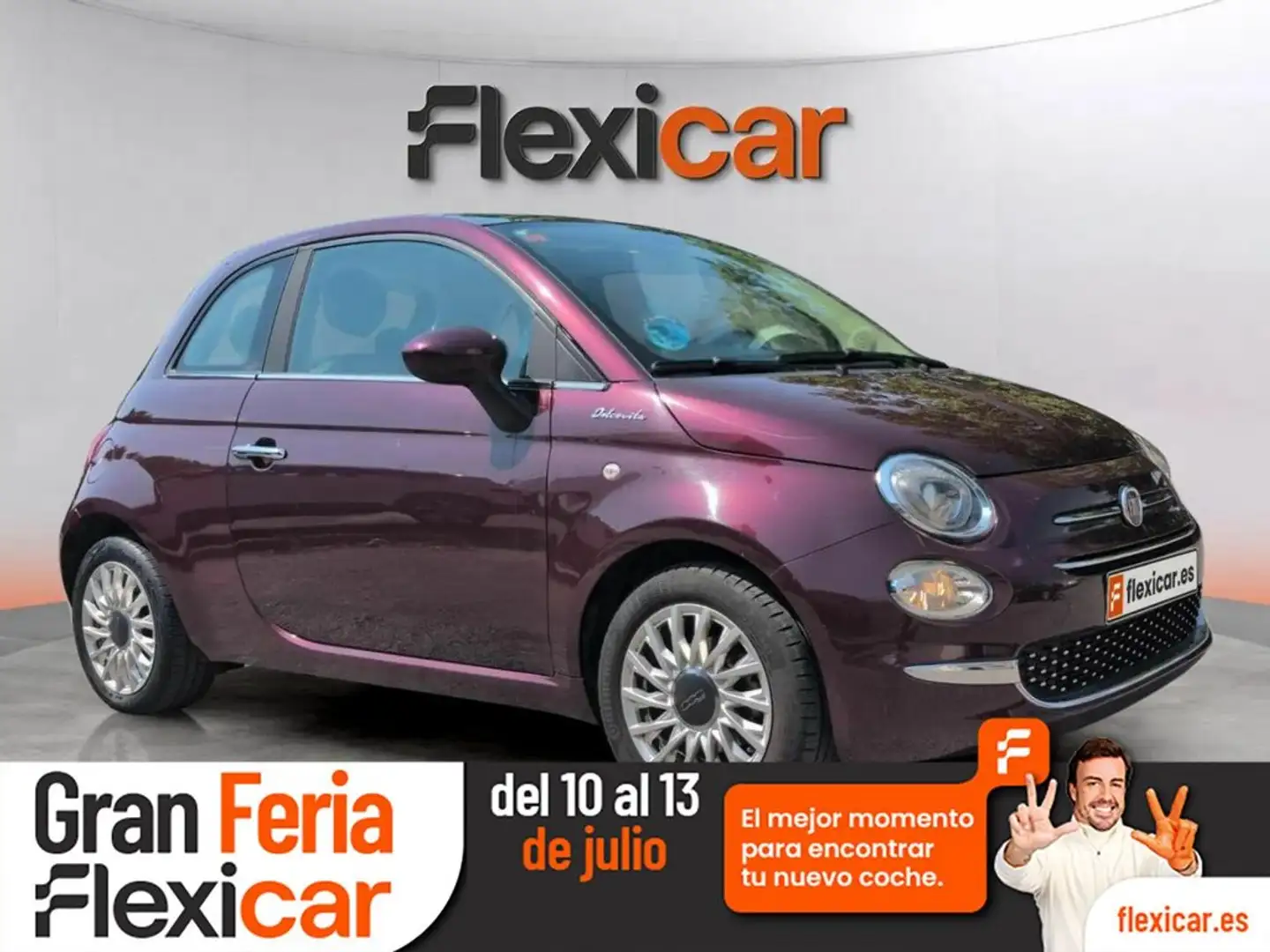 Fiat 500 Dolcevita 1.0 Hybrid 51KW (70 CV) Burdeos - 1