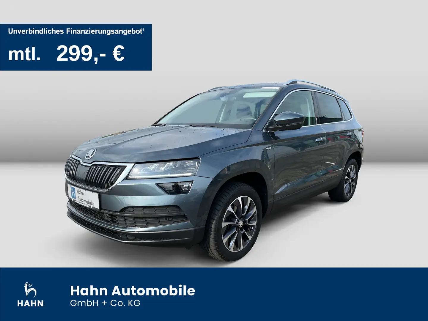 Skoda Karoq 1.5TSI DSG Drive AHK LED Navi PDC Sitzheiz Grau - 1