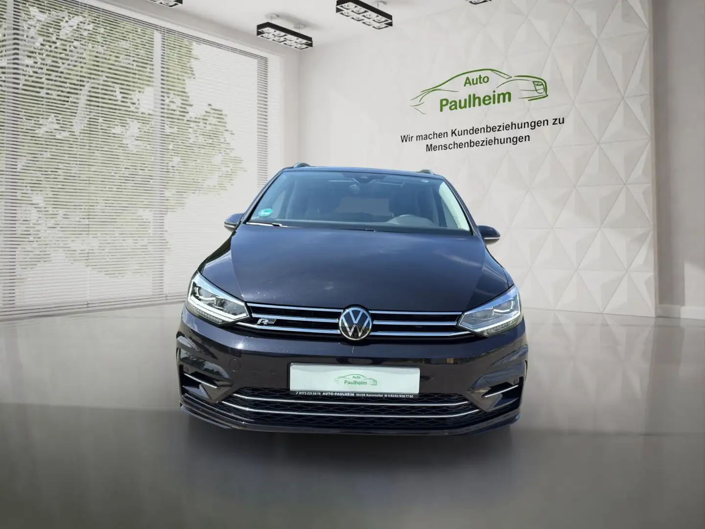 Volkswagen Touran TOURAN 1.5 TSI DSG R-LINE»EL.AHK»LED»KAM»PANO Nero - 2
