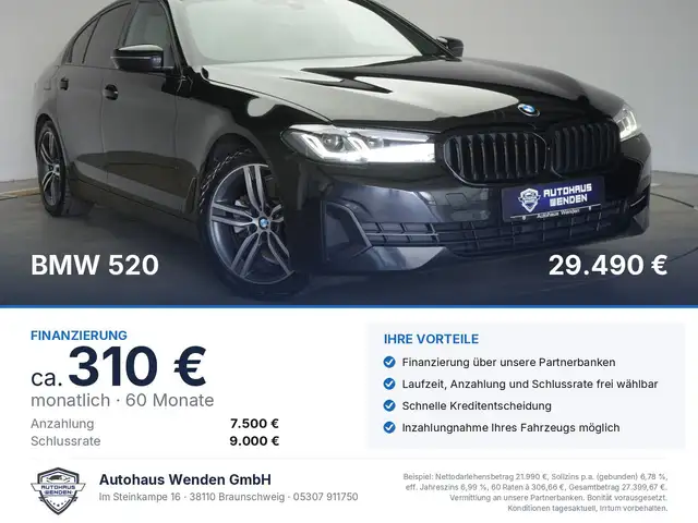 Bmw 520 d M Sport Leder/Temp/Virtual/CarPlay