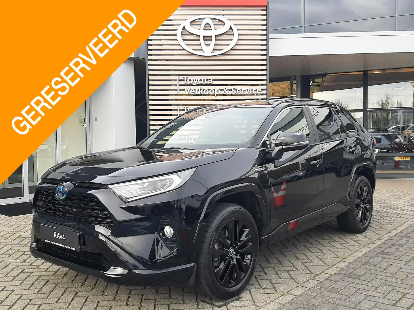 Toyota RAV 4 2.5 HYBRID AWD BLACK-EDITION JBL-AUDIO STOELVERW N Zwart - 1