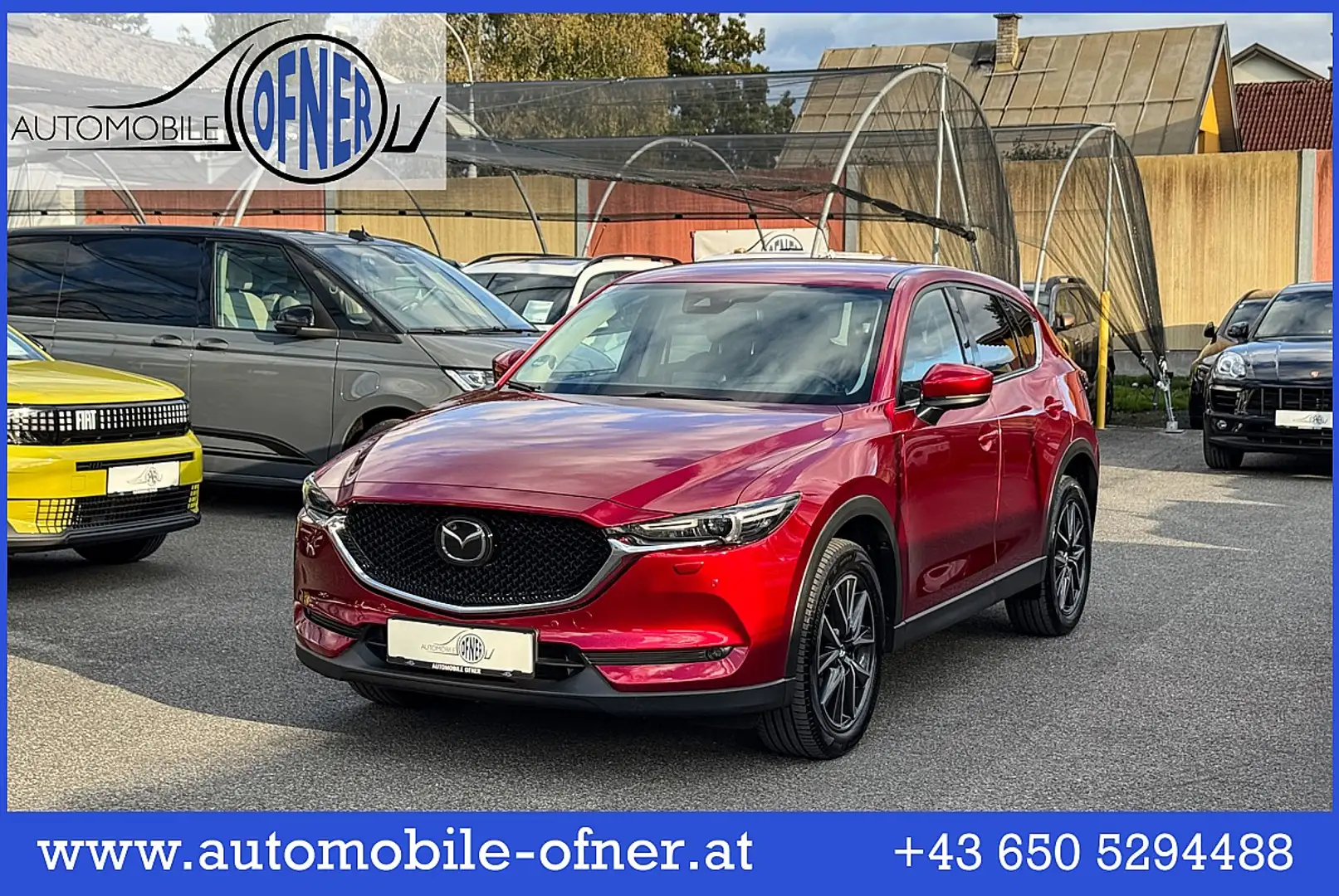 Mazda CX-5 CD175 AWD Revolution Top Aut. AHK HeadUp PDC BO... Rouge - 1