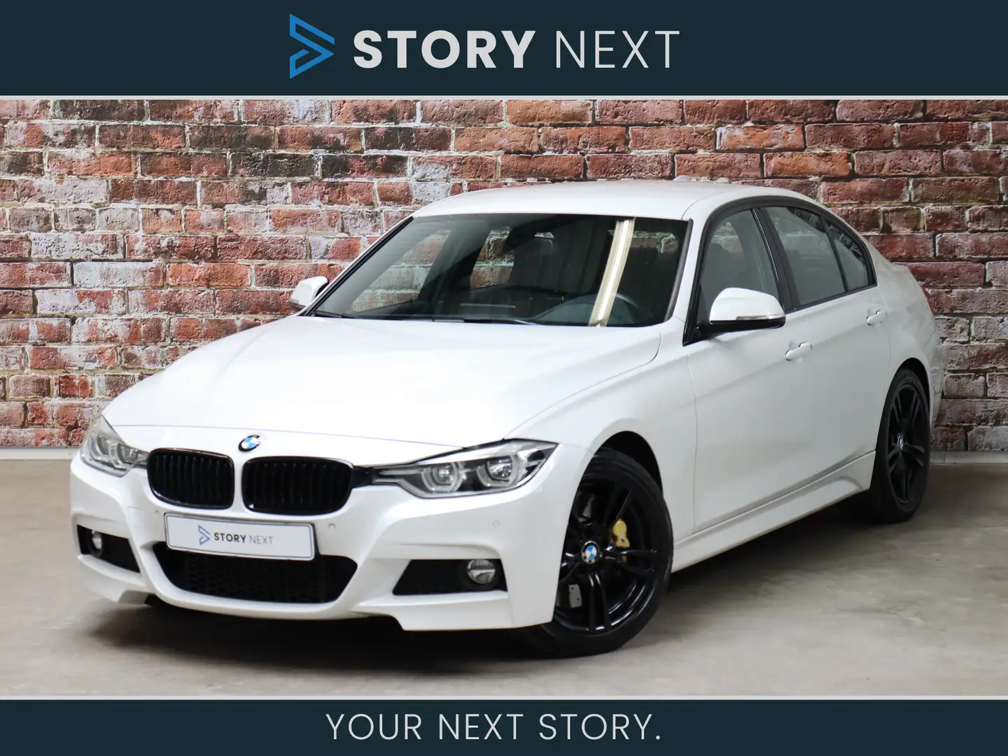 BMW 330 3 Serie Sedan 330i High Executive M Sport Pakket A Wit - 1