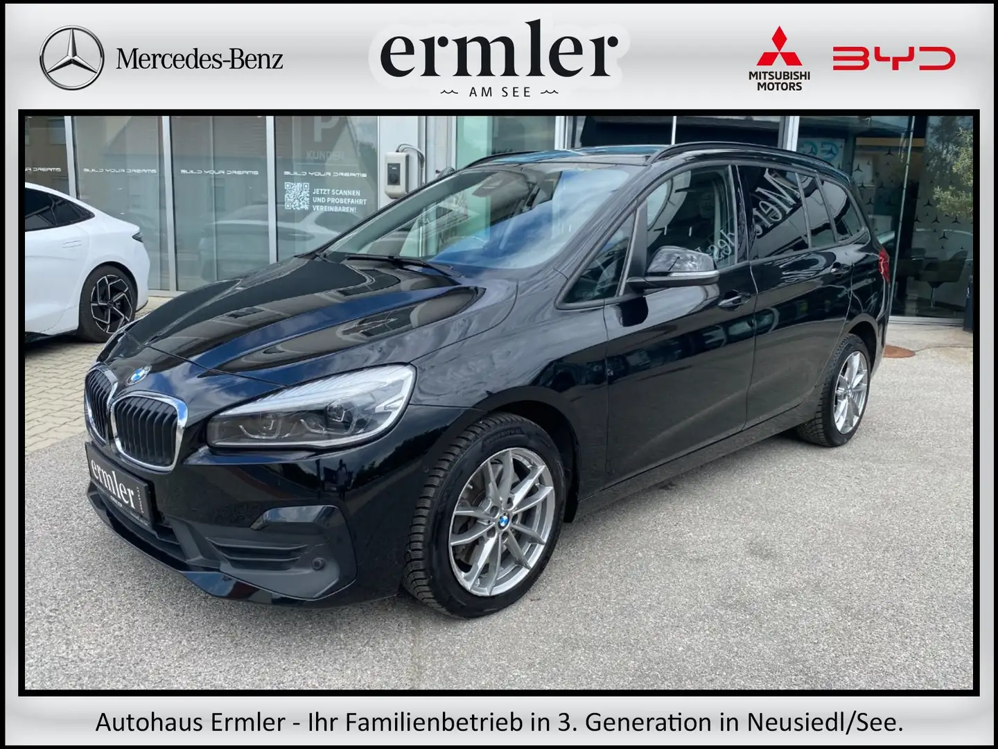 BMW 218 d Gran Tourer Schwarz - 1