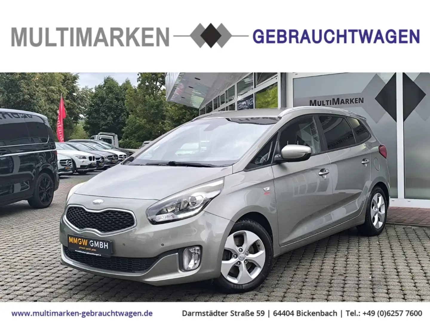 Kia Carens Vision 1.7 CRDi Klima/SHZ LenkradHZG/Rückfahrkam./ Grau - 1