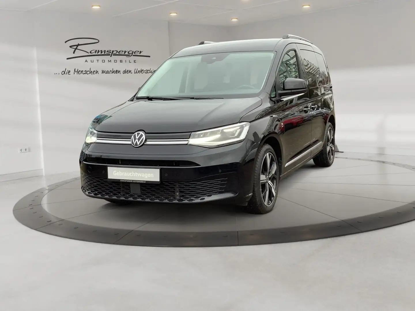 Volkswagen Caddy 2.0 TDI DSG Style AHK ACC LED APP Standh. Schwarz - 2