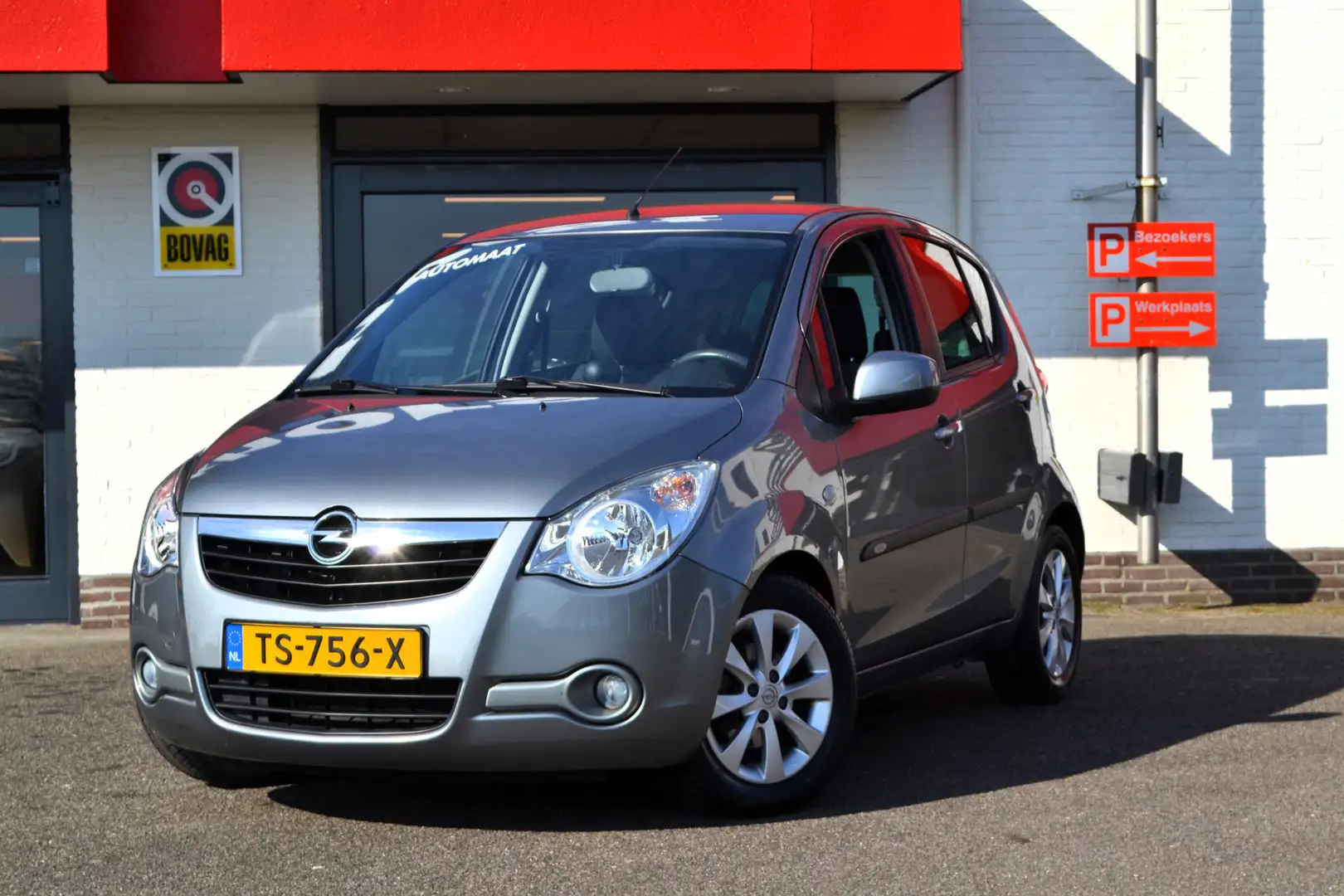 Opel Agila 1.2 Edition, Automaat, Airco, 33.800 km ! Hoge ins Gris - 1