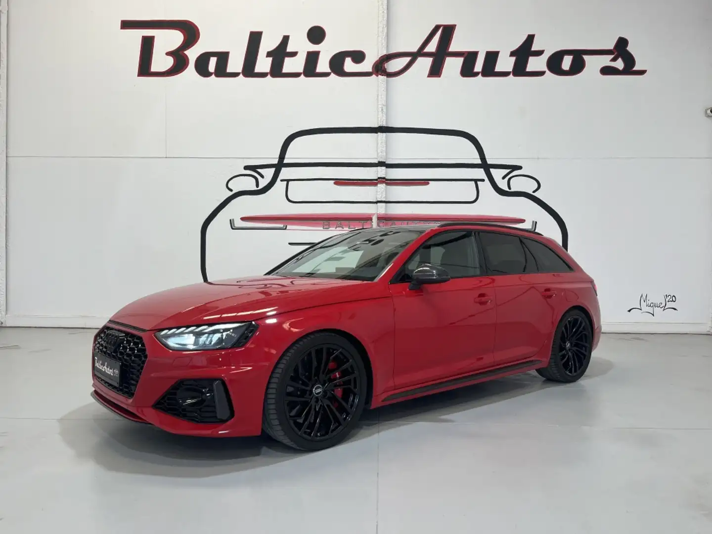 Audi RS4 Avant TFSI quattro tiptronic Rojo - 1