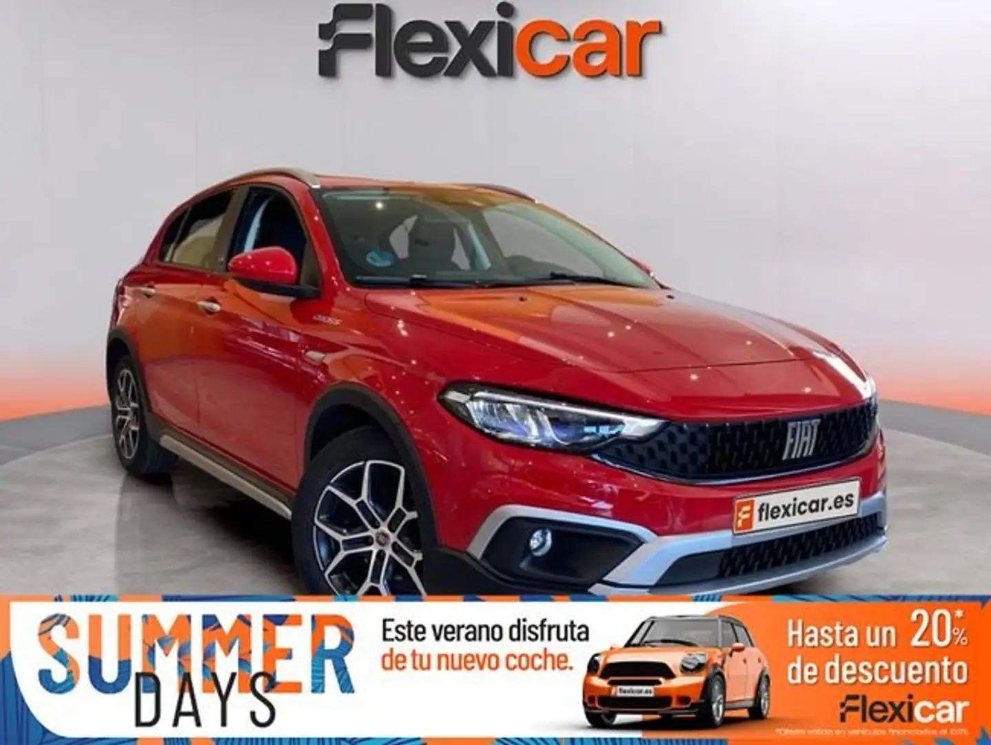 Fiat Tipo Cross+1.5+Hybrid+97kW+%28130CV%29+DCT Rojo - 1