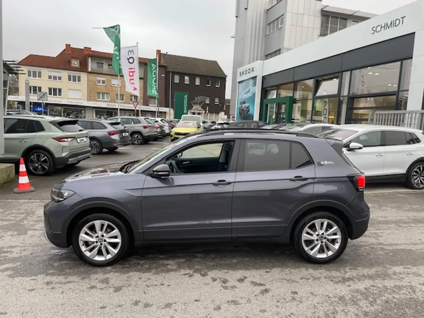 Volkswagen T-Cross 1.0TSi DSG Goal ACC AppConnect LED 17Zoll Sitzh... Grau - 2