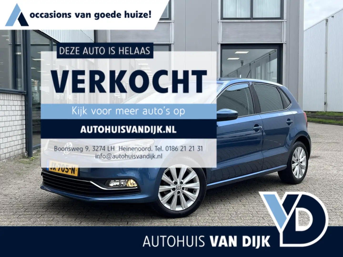 Volkswagen Polo 1.0 Comfortline Edition | NL Auto/2e Eig./Voll.His Blauw - 1