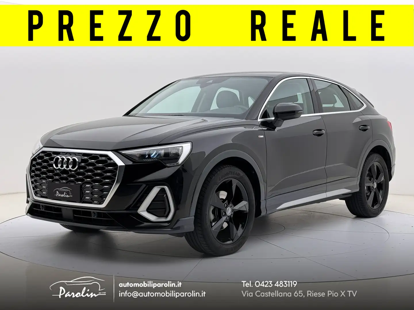Audi Q3 Sportback 35 2.0 tdi S-line S-tronic Pelle-ACC Negro - 1