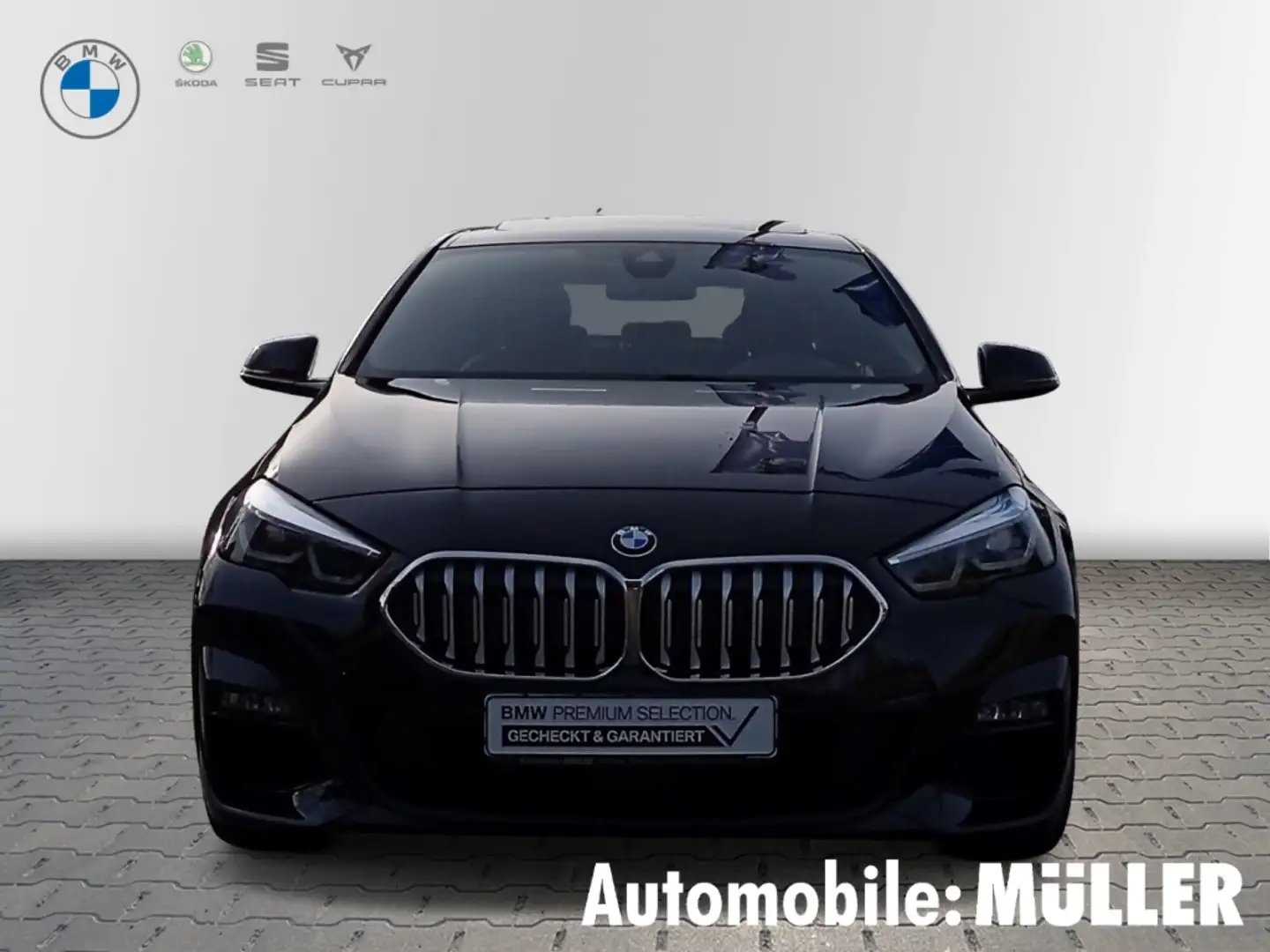 BMW 218 Gran Coupe i M Sport*Panorama*Ad.LED*HuD+DAB* Spor Zwart - 2